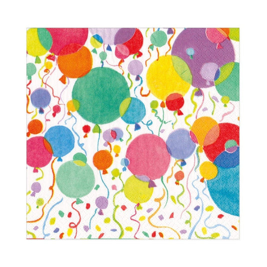 Serviett lunch balloons and confetti