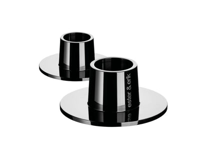 Lysestake Blank Sort enkel