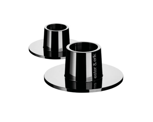 Lysestake Blank Sort enkel