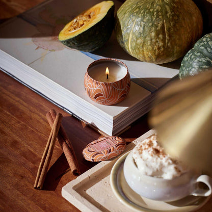 Spiced Pumpkin Latte Mini Tin Candle 25 timer