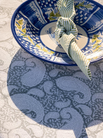 Duk Big Paisley Cashmere Blue 170x270 cm
