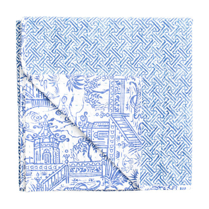 Duk Kantha Pagoda Toile cotton 180x180 cm