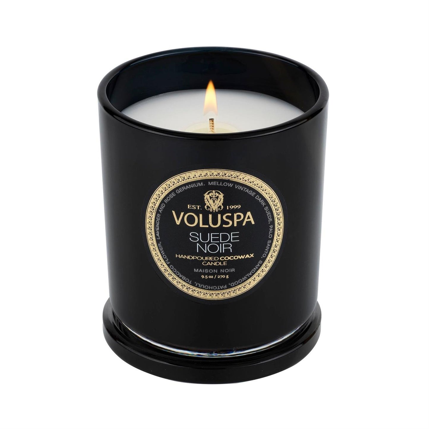 Duftlys Suede Noir Classic Boxed Candle 60 Timer
