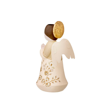 Candle holder angel Marigold Vanilla 13 cm