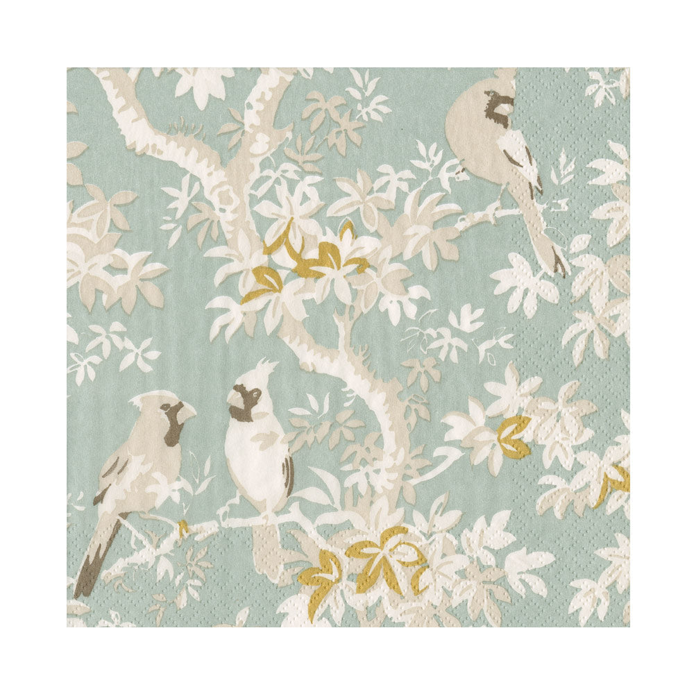 Serviett lunch Scenic Songbirds Celadon