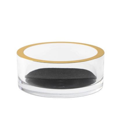 Akryl wine coaster clear/gold