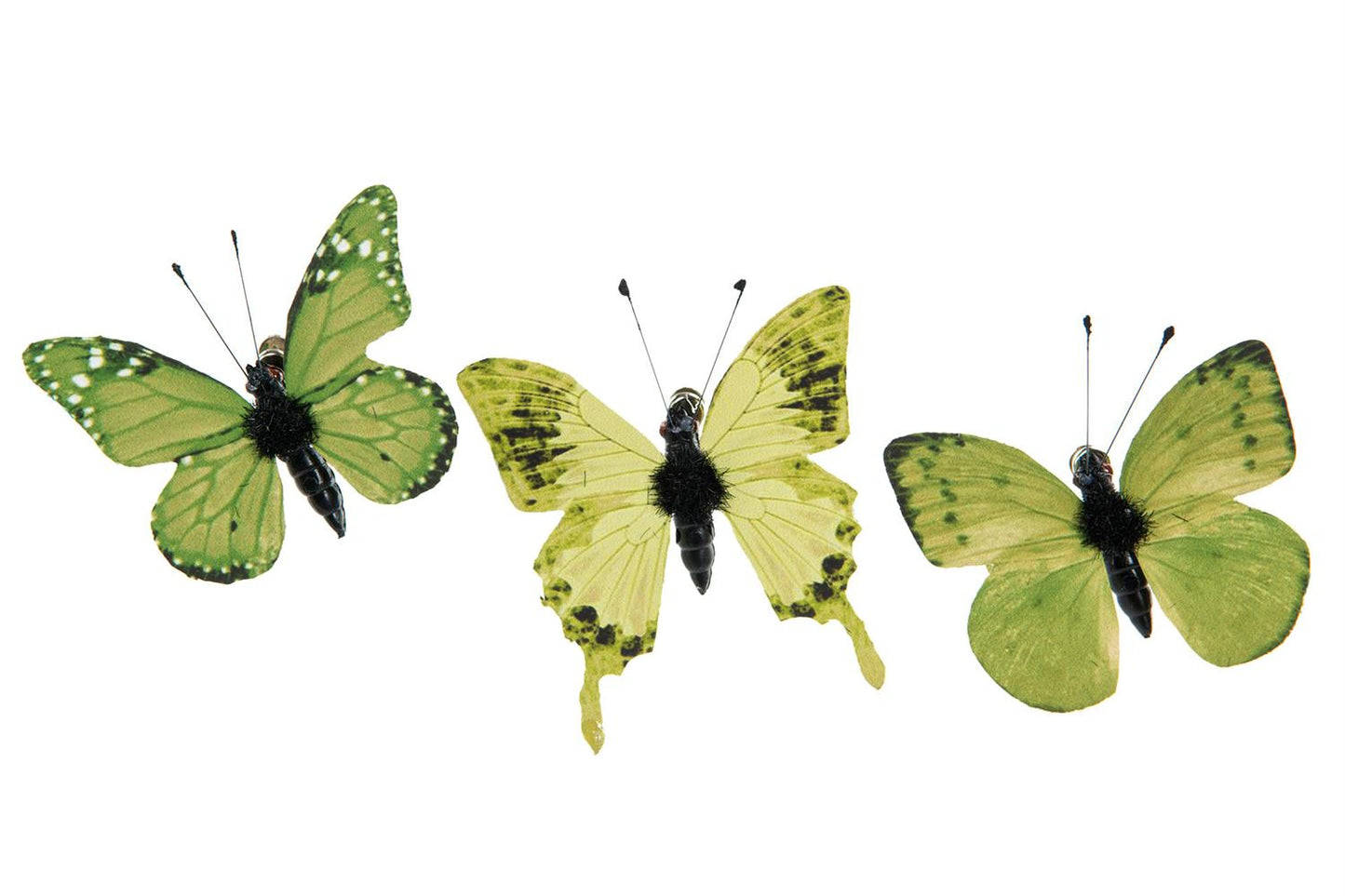 Sommerfugl grønn 5 cm
