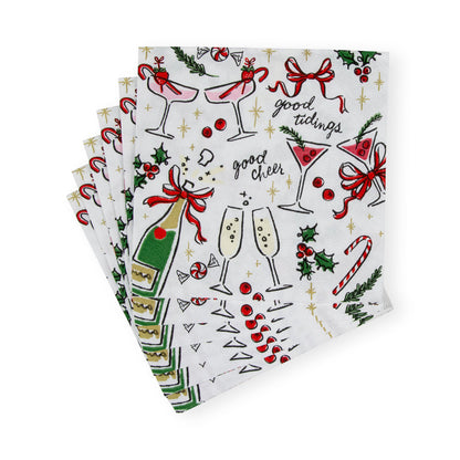 Serviett kaffe Let's Be Merry