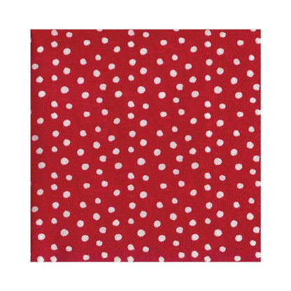 Serviett lunch Small Dots Red
