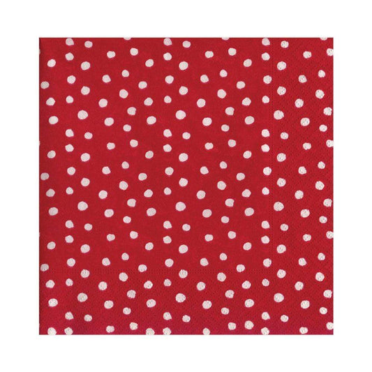 Serviett lunch Small Dots Red
