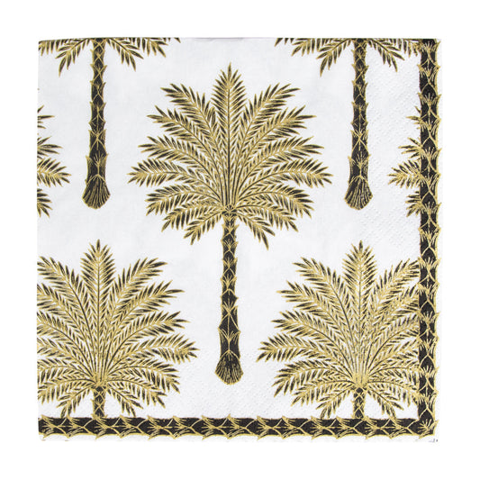 Serviett lunch grand palms black
