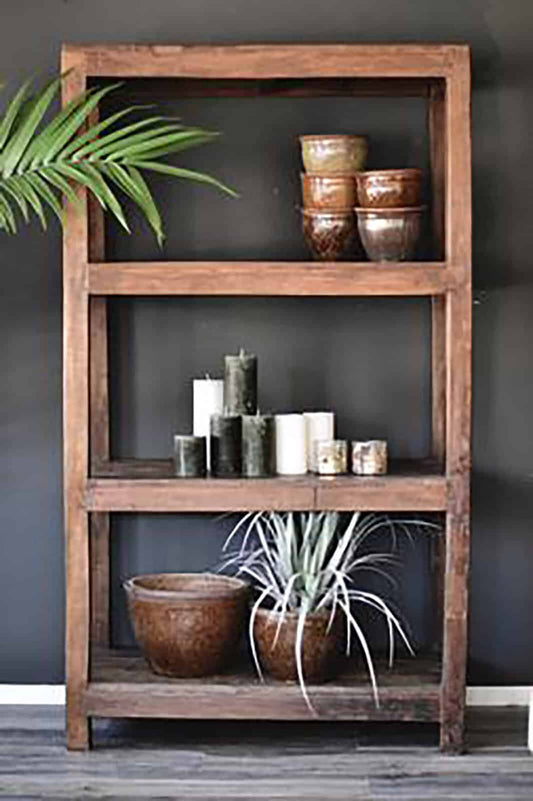 Vintage reol 214x122x62 cm