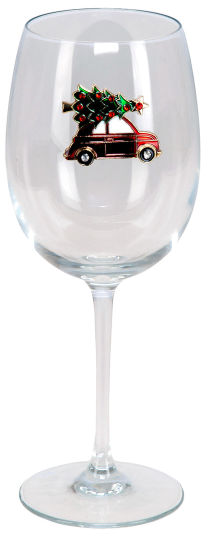 Wine glass Red car 480 ml