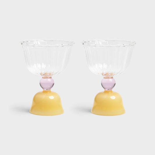 Glass Tulip Caramel 20 ml S/2