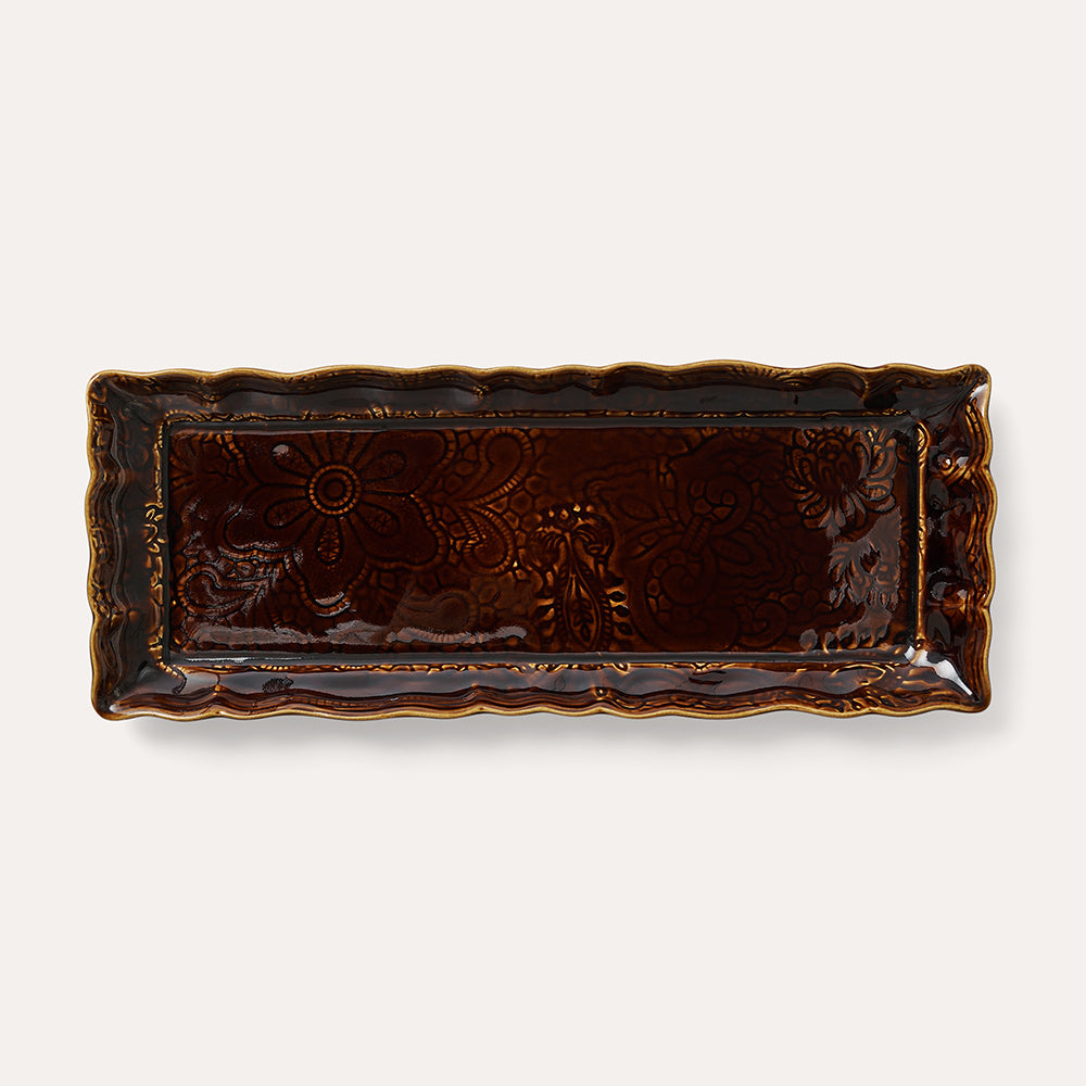 Serveringsfat 33x13 cm Coffee
