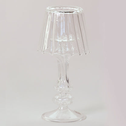 Telysholder lampeskjerm glass 17 cm