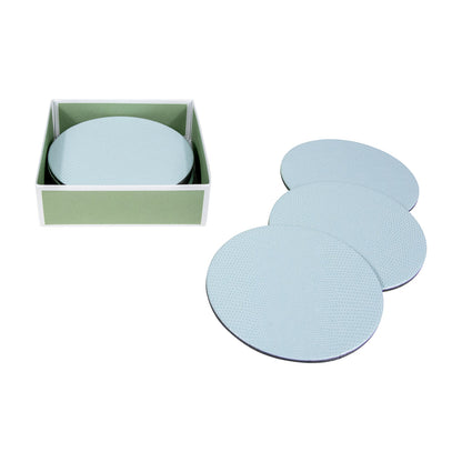 Coaster Lizard Soft Aqua 8 pcs