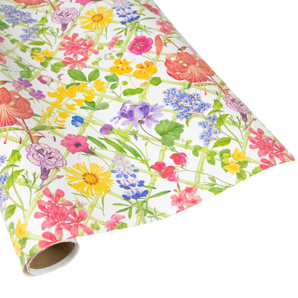 Gavepapir rull Floral Trellis 2,4 meter