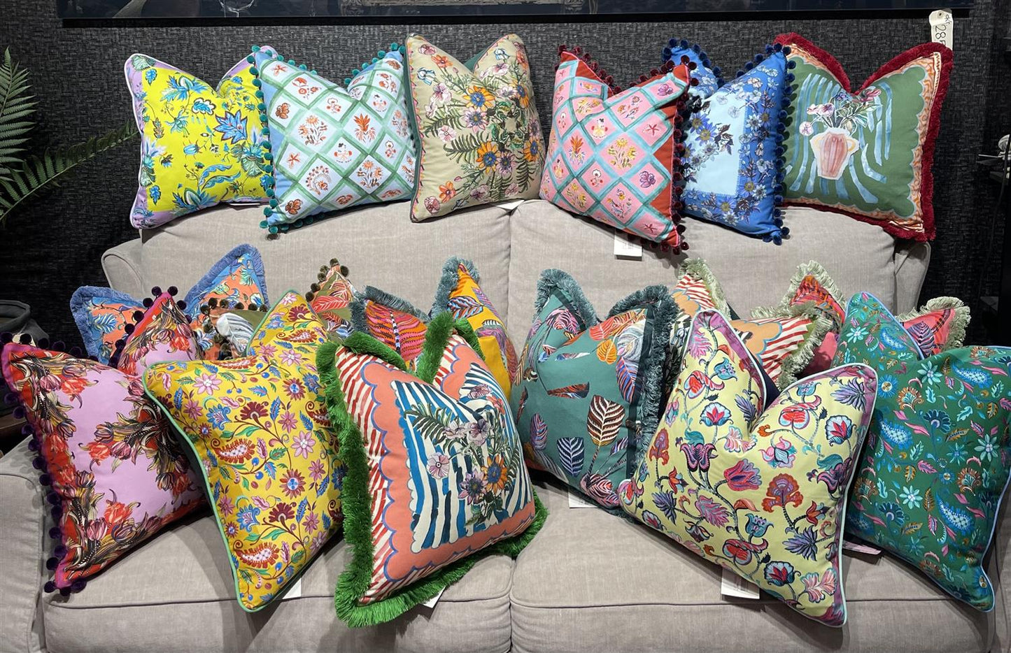 Putetrekk Alexandra Ochre 45x45 cm