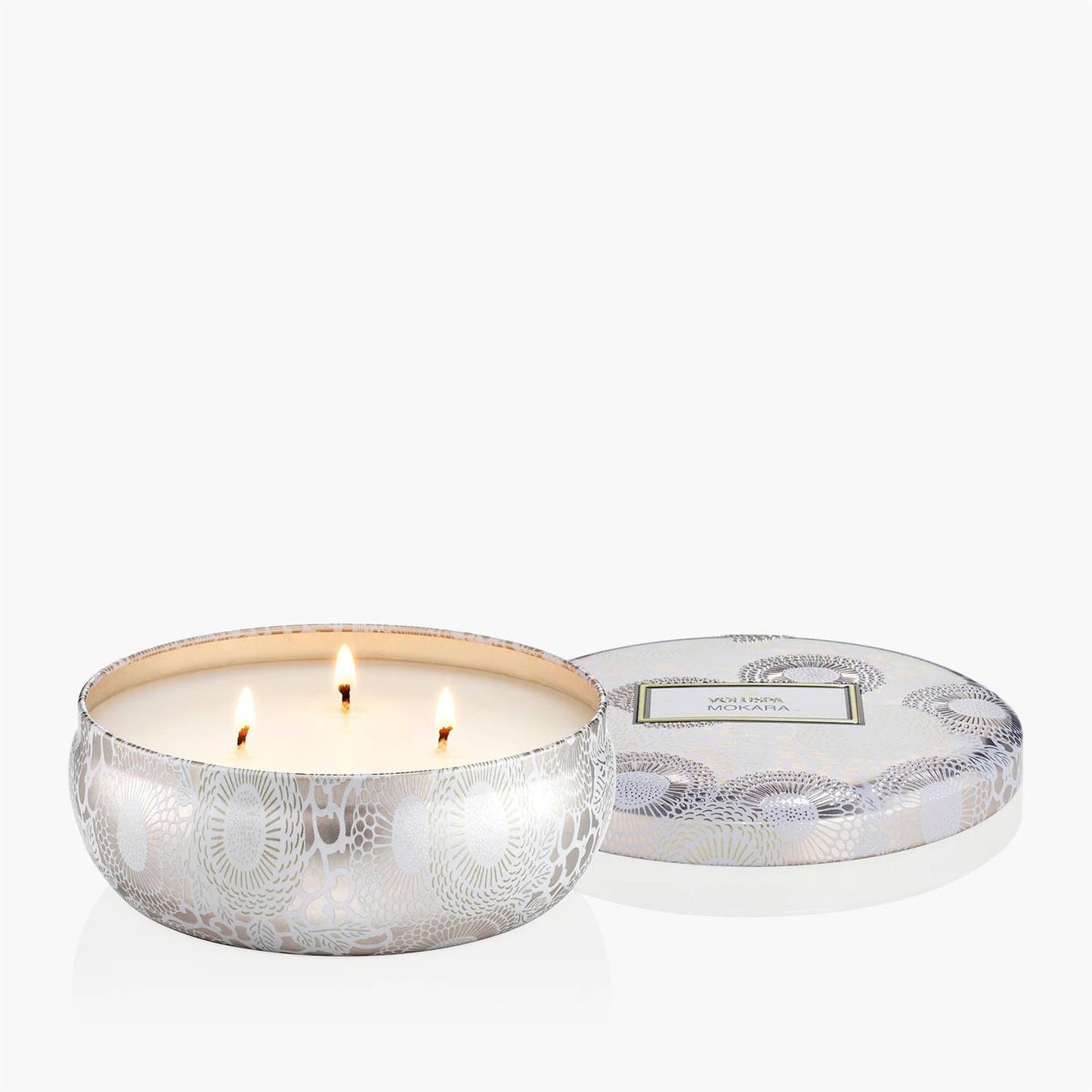 Mokara 3 Wick Tin Candle 40 Timer