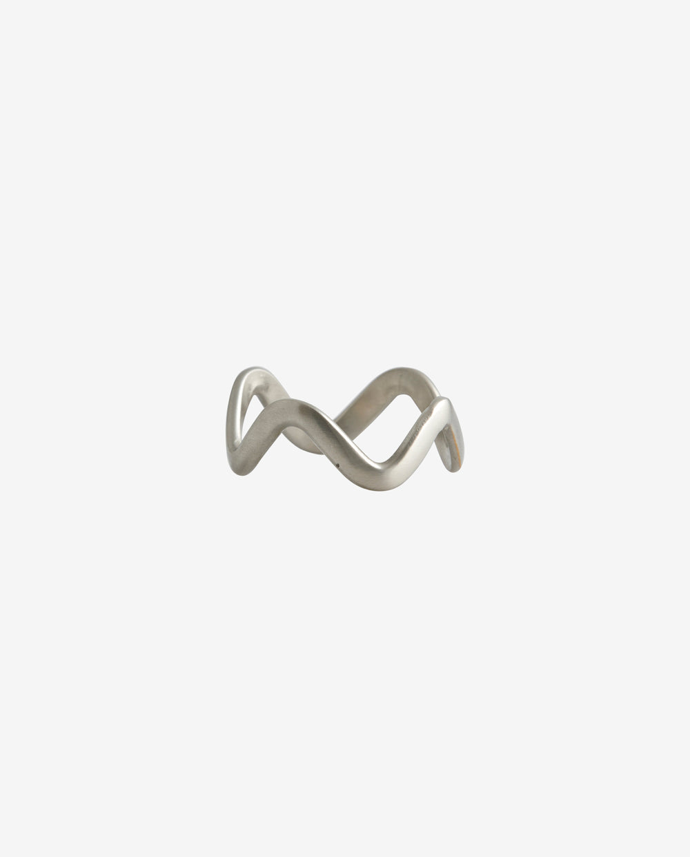 Skye napkin ring brushed silver