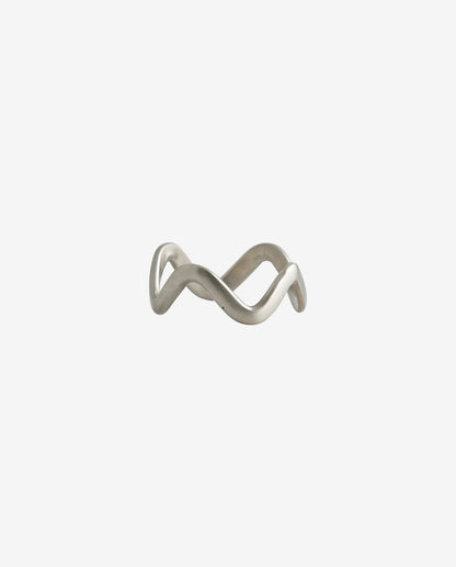 Skye napkin ring brushed silver