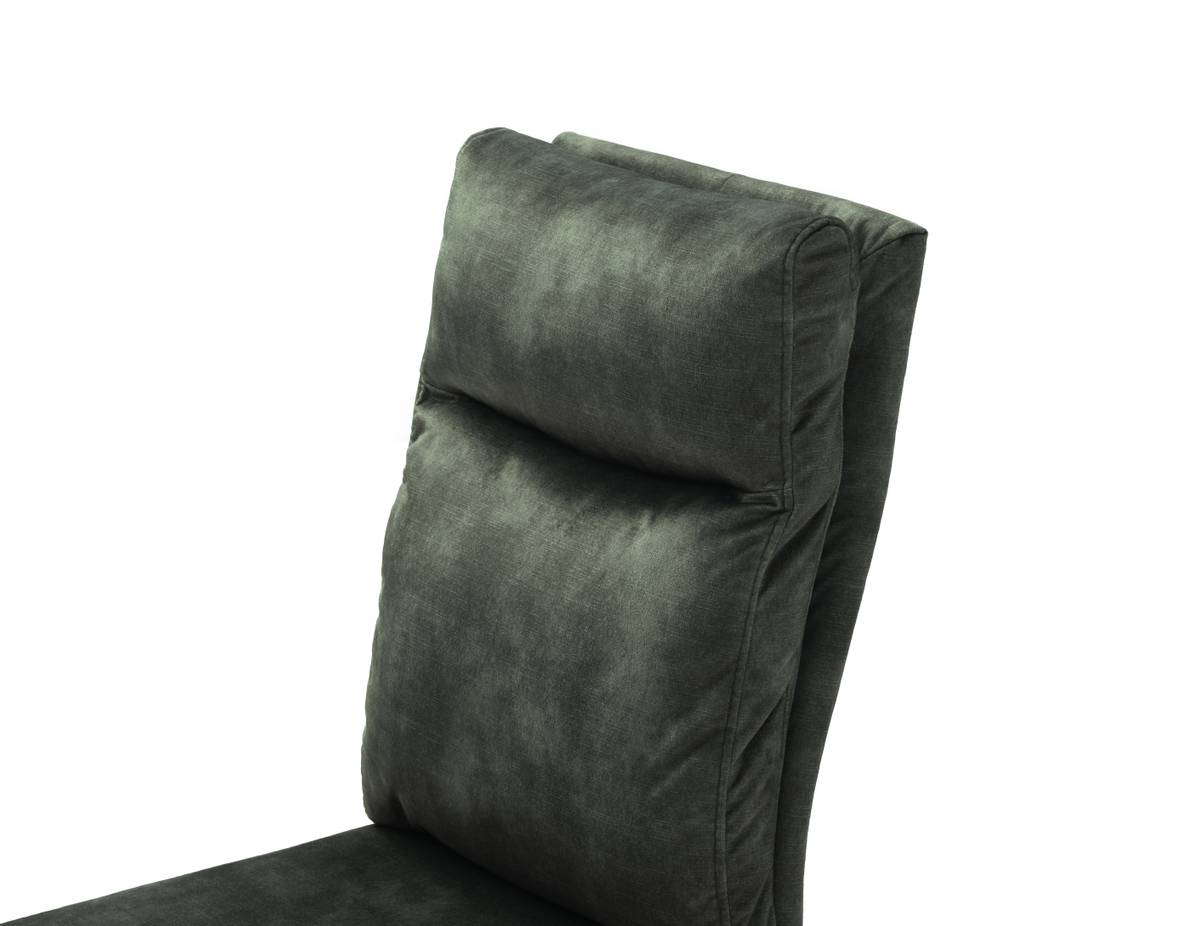 Baxter dining chair green velvet