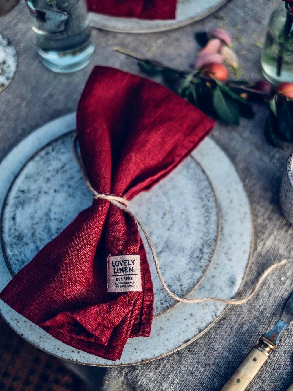 Napkin Lovely Cabernet 45x45 cm