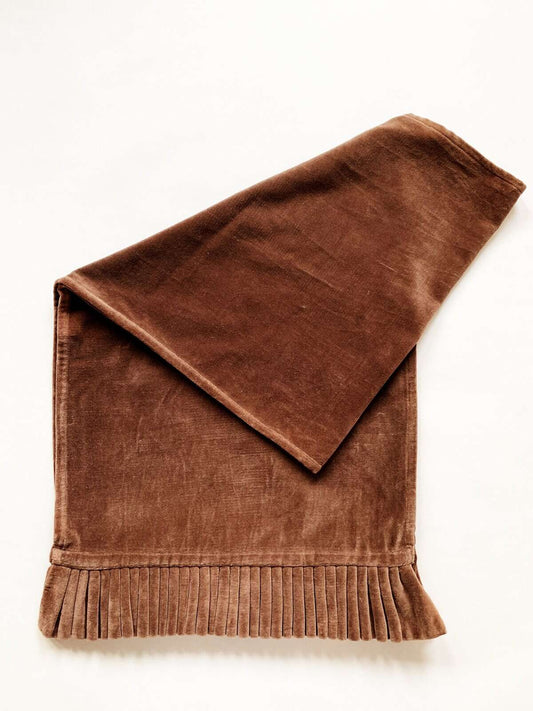 Løper velour brun 40x140 cm