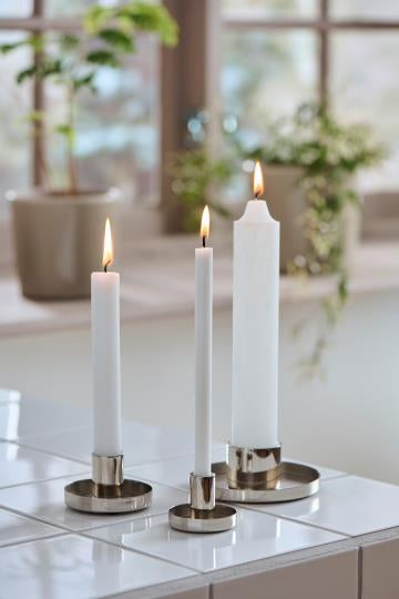 Candle stick white 3.8x23 cm