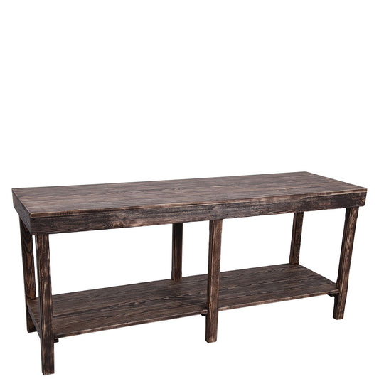 Side Table Decor Table Vintage Brown 65x200 cm
