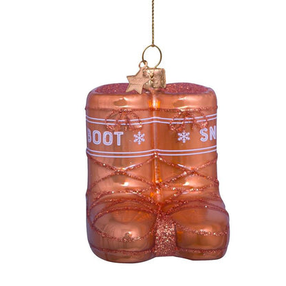 Christmas tree ornament Moon Boot Winter boots 7 cm