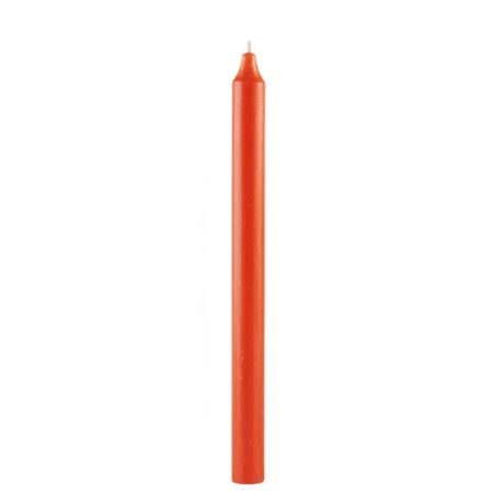 Candles dark orange 29 cm