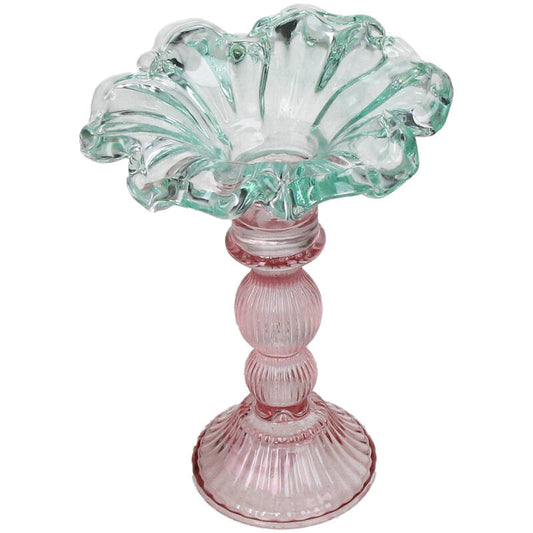 Lysestake glass 19 cm