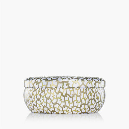 Suede Blanc 3 Wick Tin Candle 40 Timer