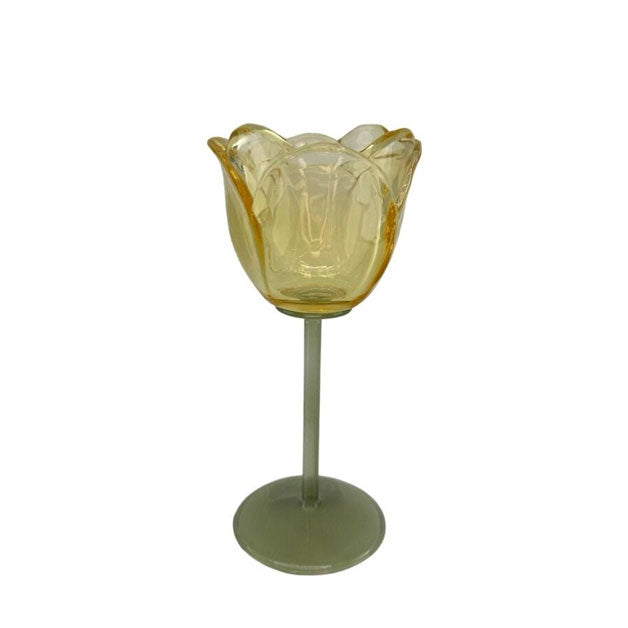Telysholder Tulia gul 19 cm