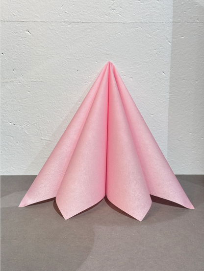 Middagserviett textile touch pastell rosa