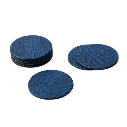Coaster Snakeskin Navy Blue 8 stk