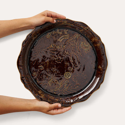 Serveringsfat 34 cm Coffee