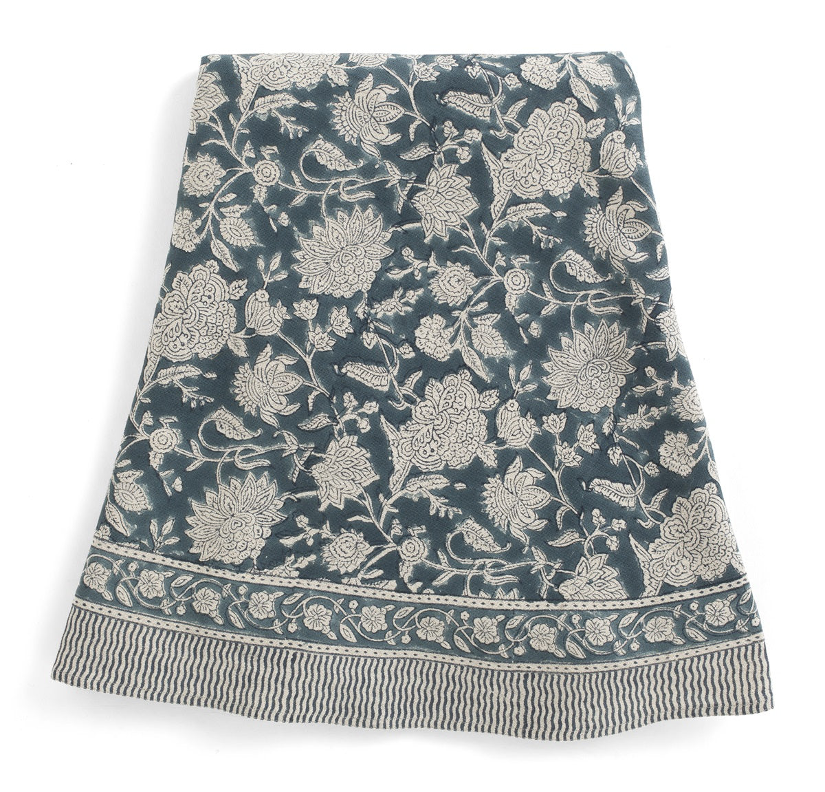 Duk Indian Rose Denim Blue Rund 220 cm