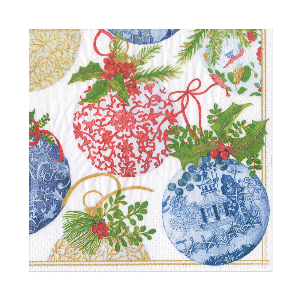 Napkin lunch Porcelain Ornaments