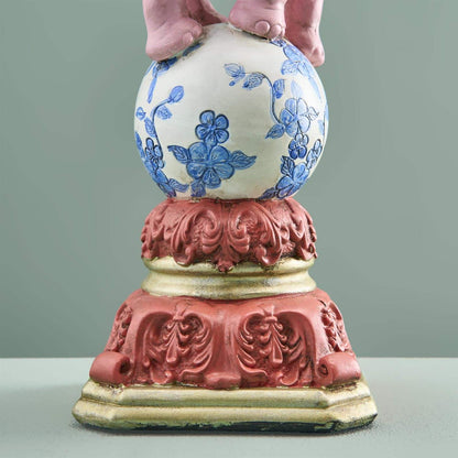 Elefant lysestake rosa 30 cm