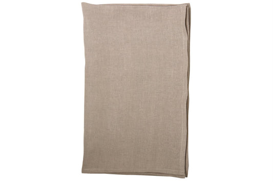 Løper lin sand 45x150 cm