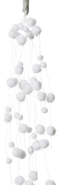 Snowball white tinsel