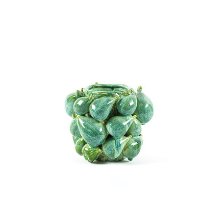 Vase fig green 16x18 cm