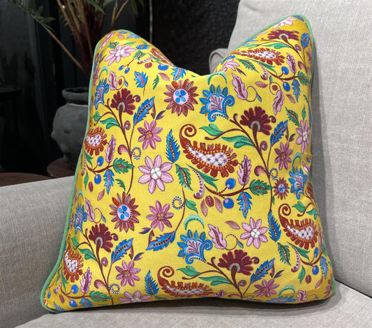 Putetrekk Alexandra Ochre 45x45 cm