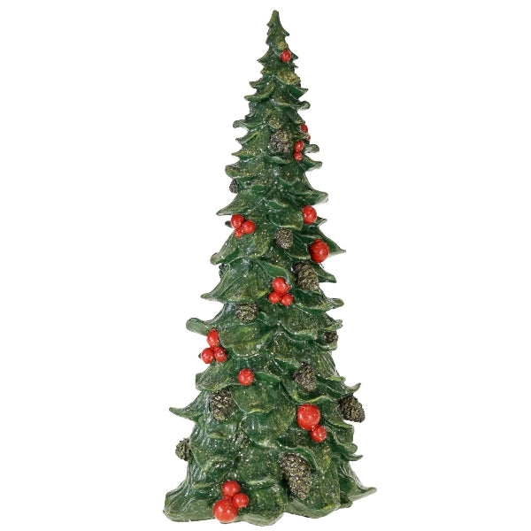 Juletre med røde bær 29 cm