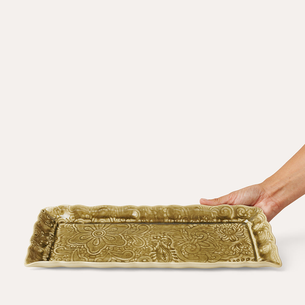 Serveringsfat 33x13 cm Sand