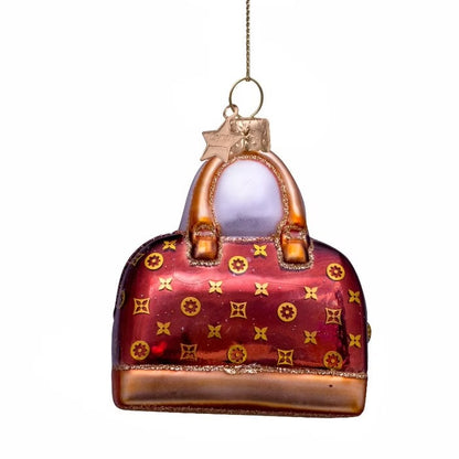 Christmas ornament brown bag 8 cm