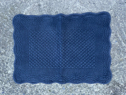 Velvet placemat Indigo